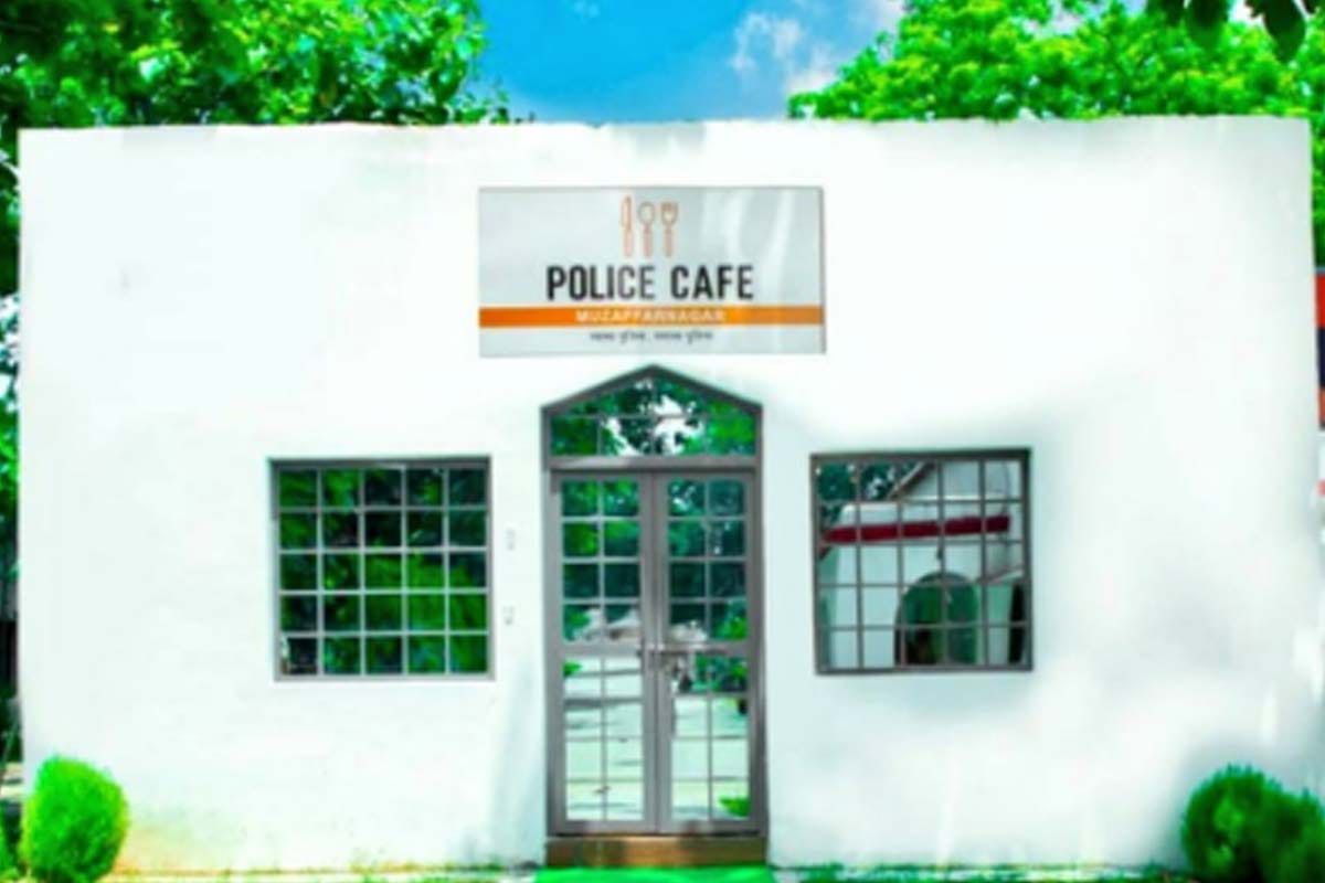 Indias first police café opened in Muzaffarnagar UP, where policemen will be able to keep fit themselvs with nutritious food