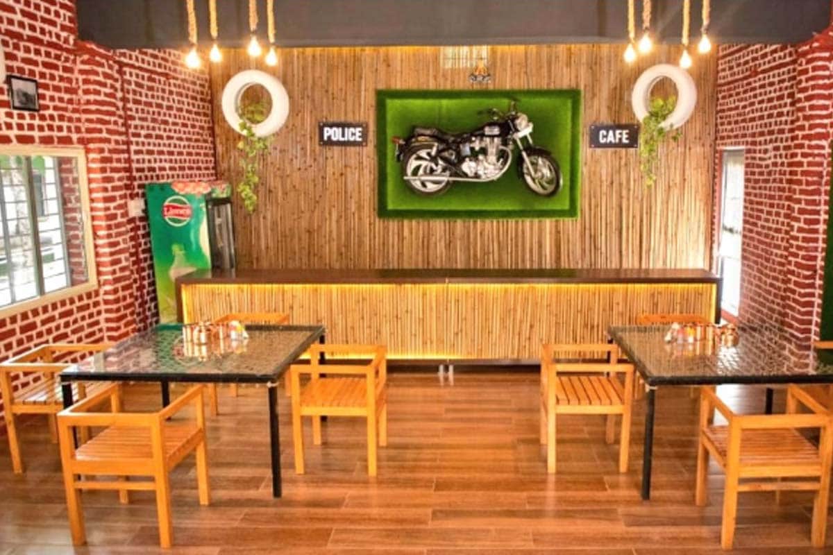 Indias first police café opened in Muzaffarnagar UP, where policemen will be able to keep fit themselvs with nutritious food