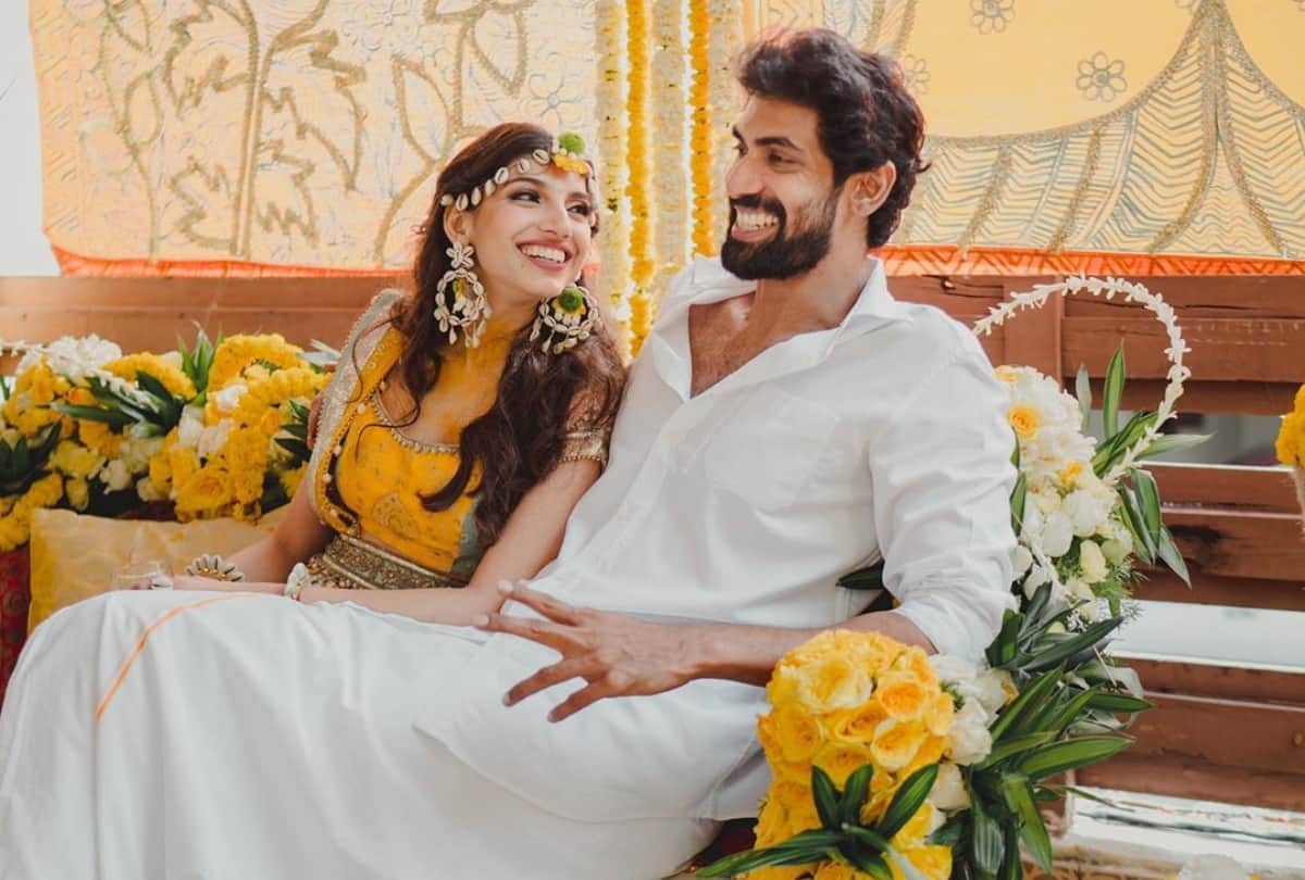 rana daggubati and miheeka bajaj engagement pre wedding ceremony instagram images photos
