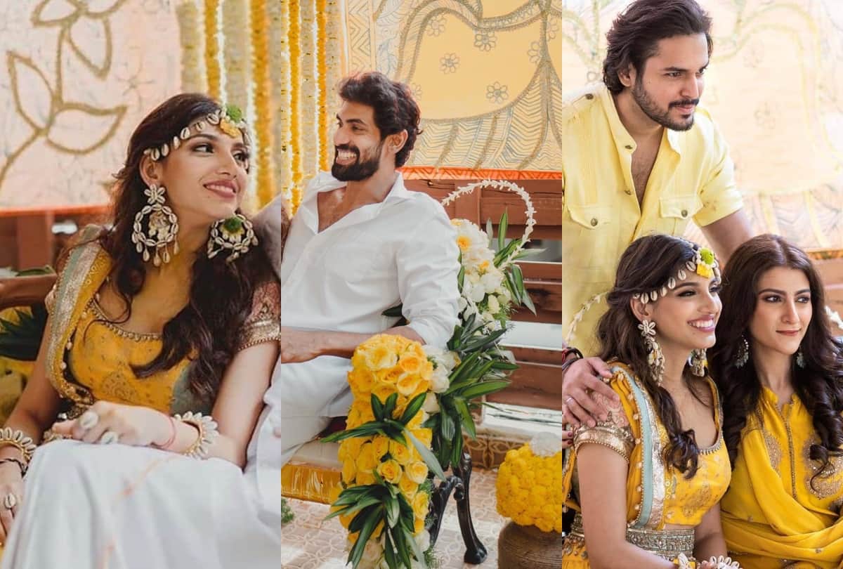 rana daggubati and miheeka bajaj engagement pre wedding ceremony instagram images photos