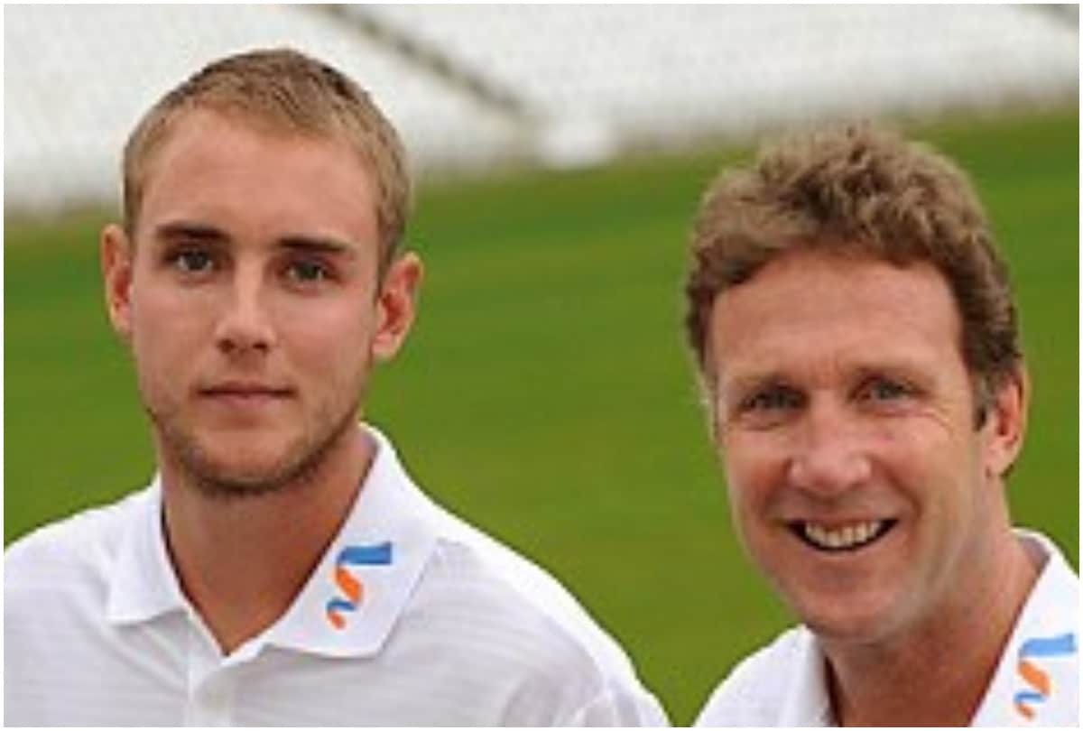 father son duo in cricket Father matches referee and son Stuart broad littered in the ground