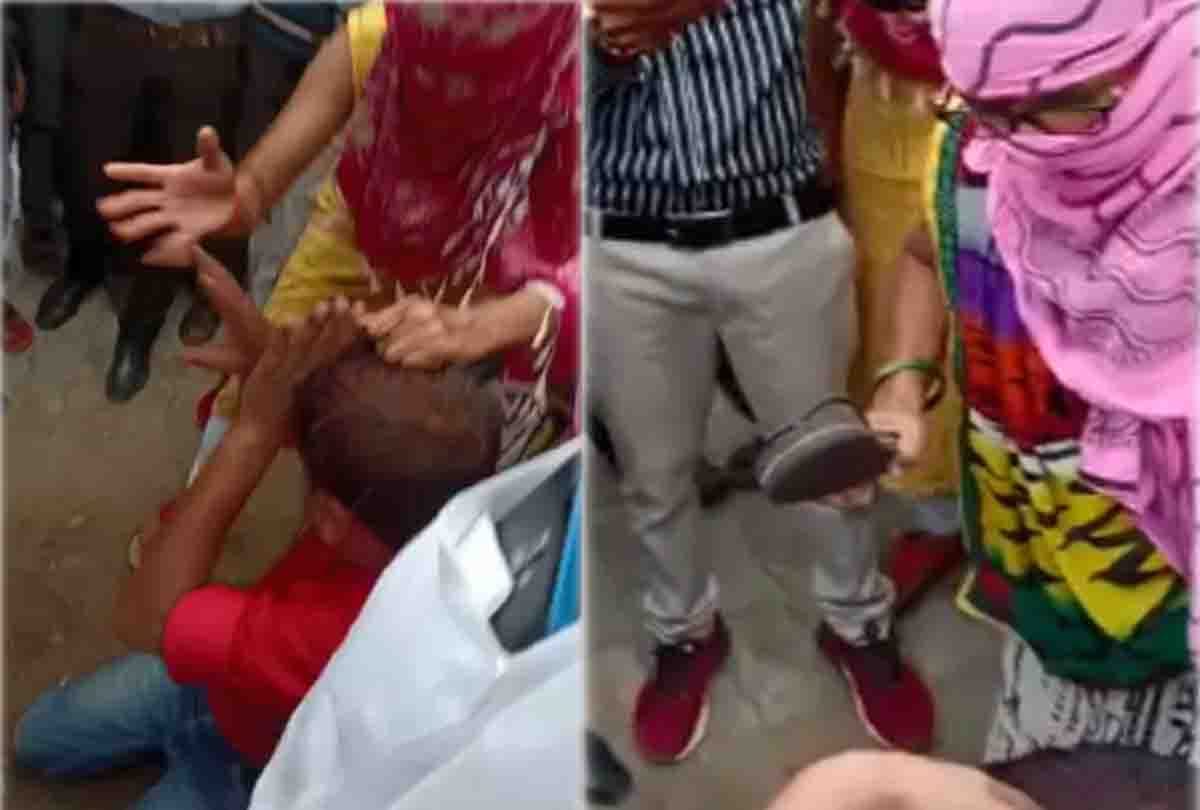 Student beaten teacher who was flirting in mahoba