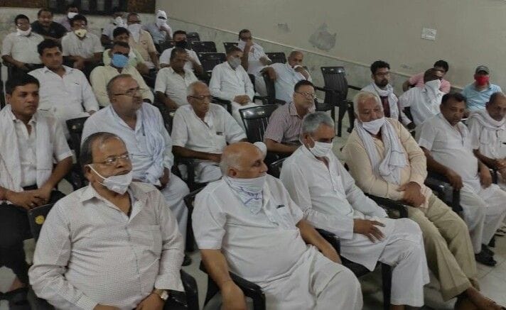 farmers, meeting, jobber