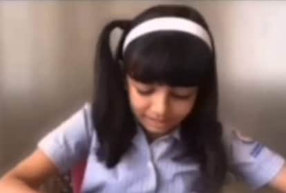 Aaradhya Bachchan take online classe during lockdown Viral Video