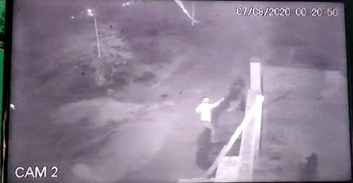 Neighbors opened fire
