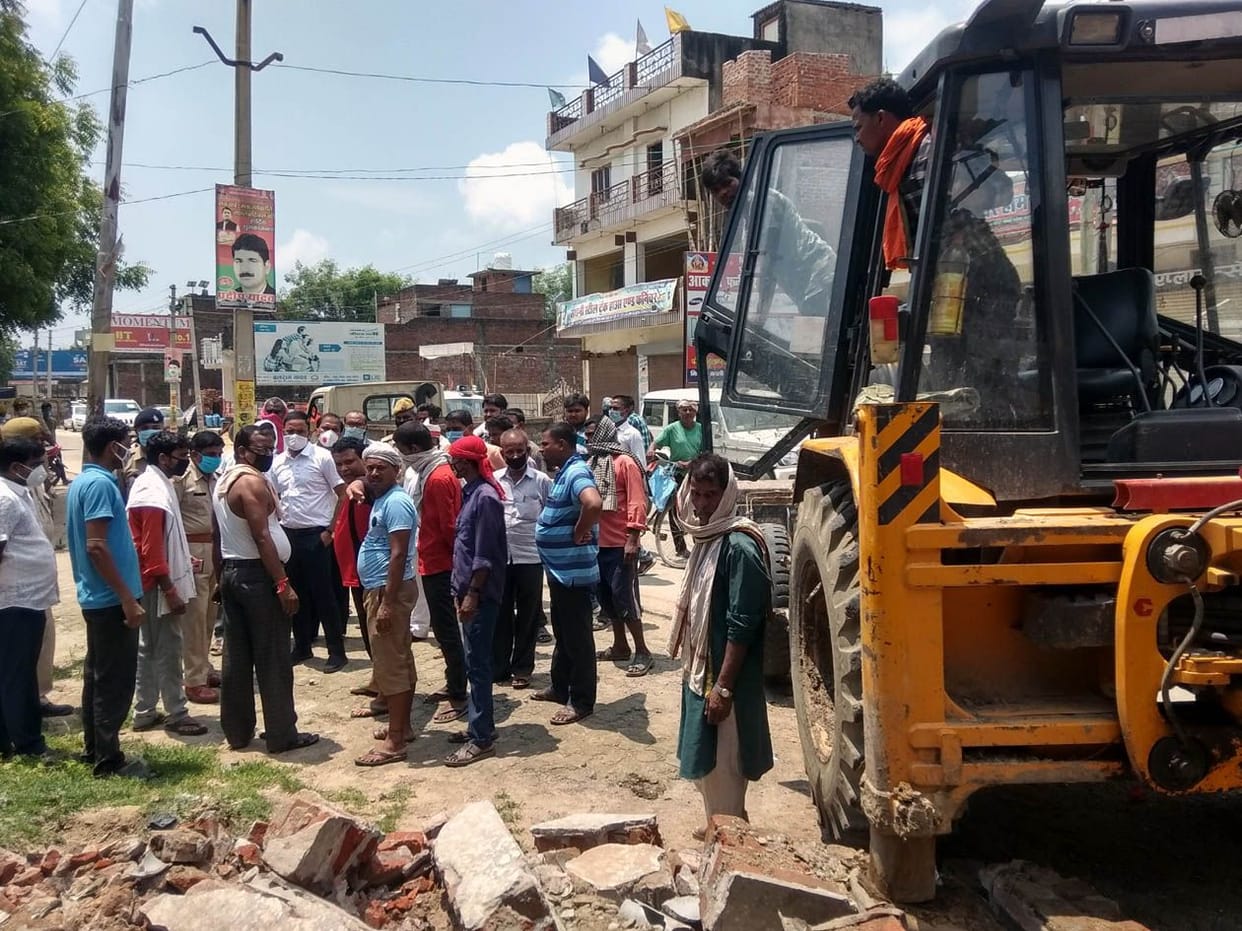action on encroachment in rudrapur