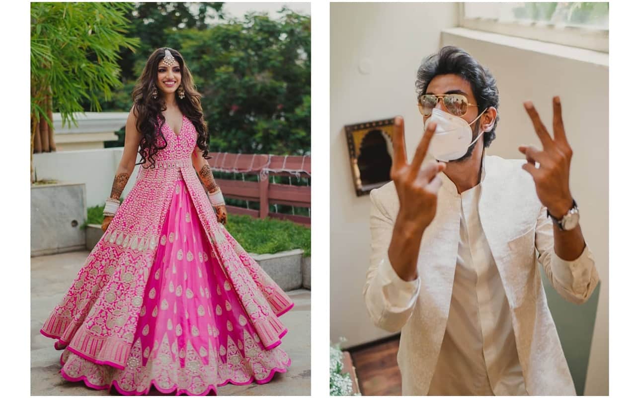 Rana Daggubati and entrepreneur Miheeka Bajaj  tie the knot today Mehndi Ceremony