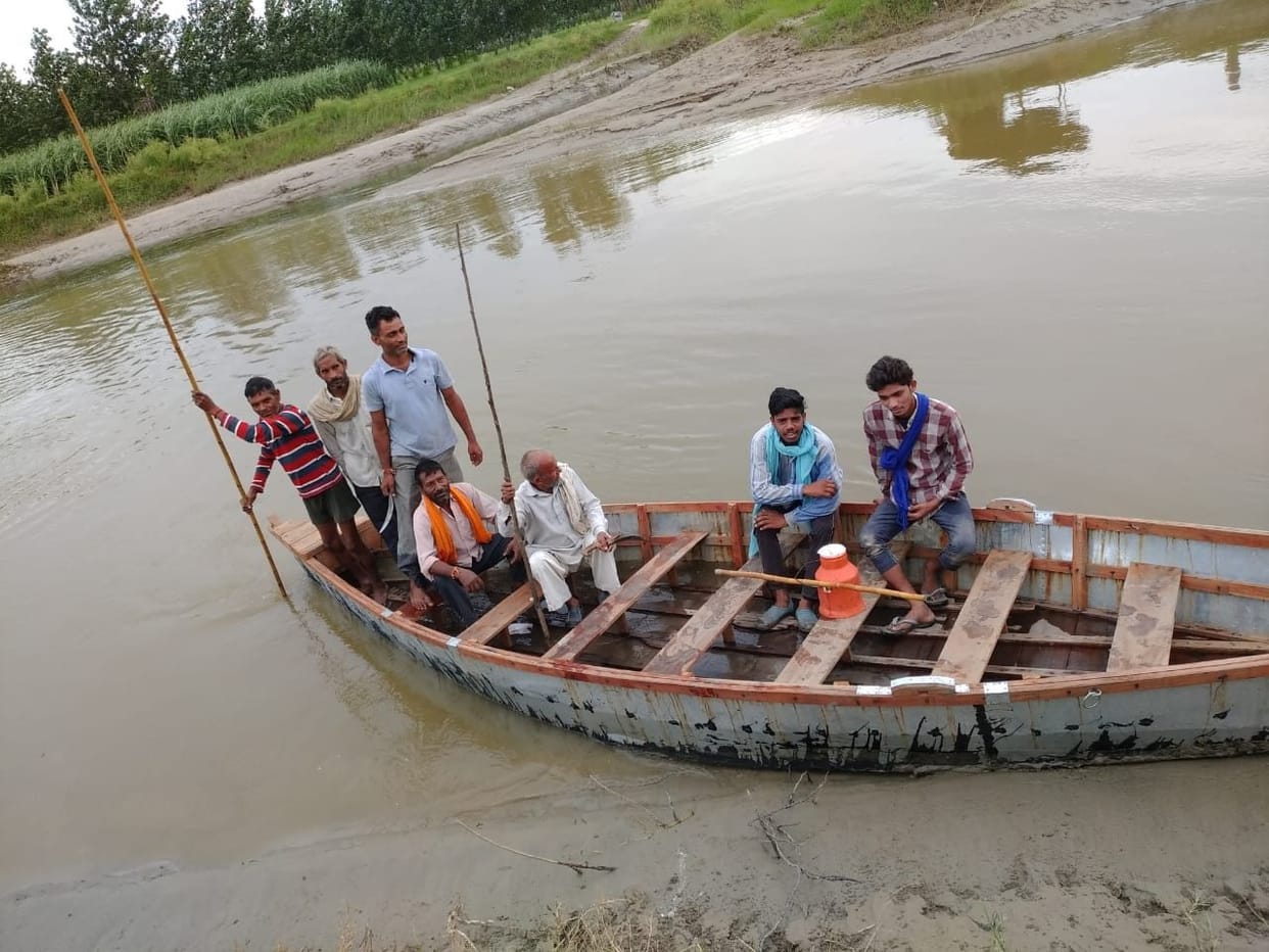 Administration put big boat in Solani river