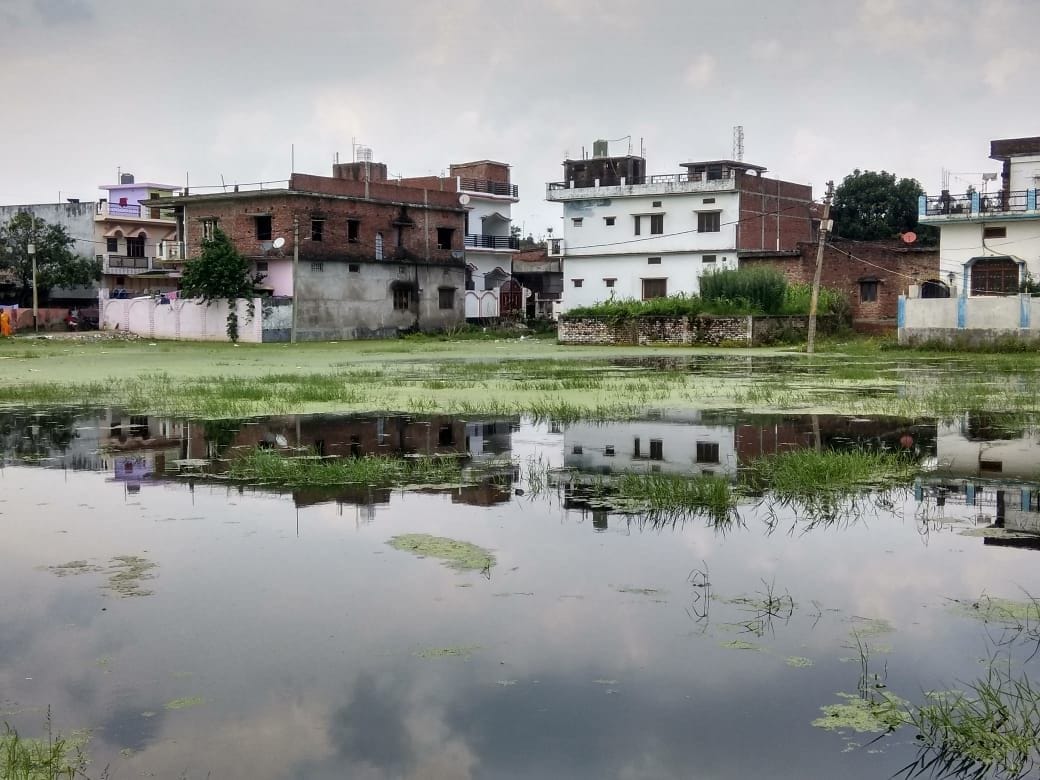 aterlogging in danopur village