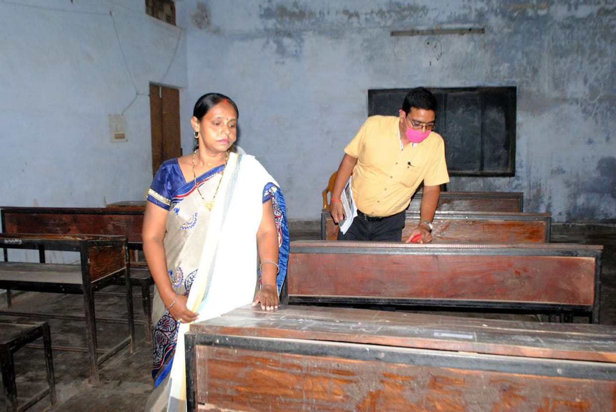 B.Ed. Entrance Exam Today, Rooms Sanitized