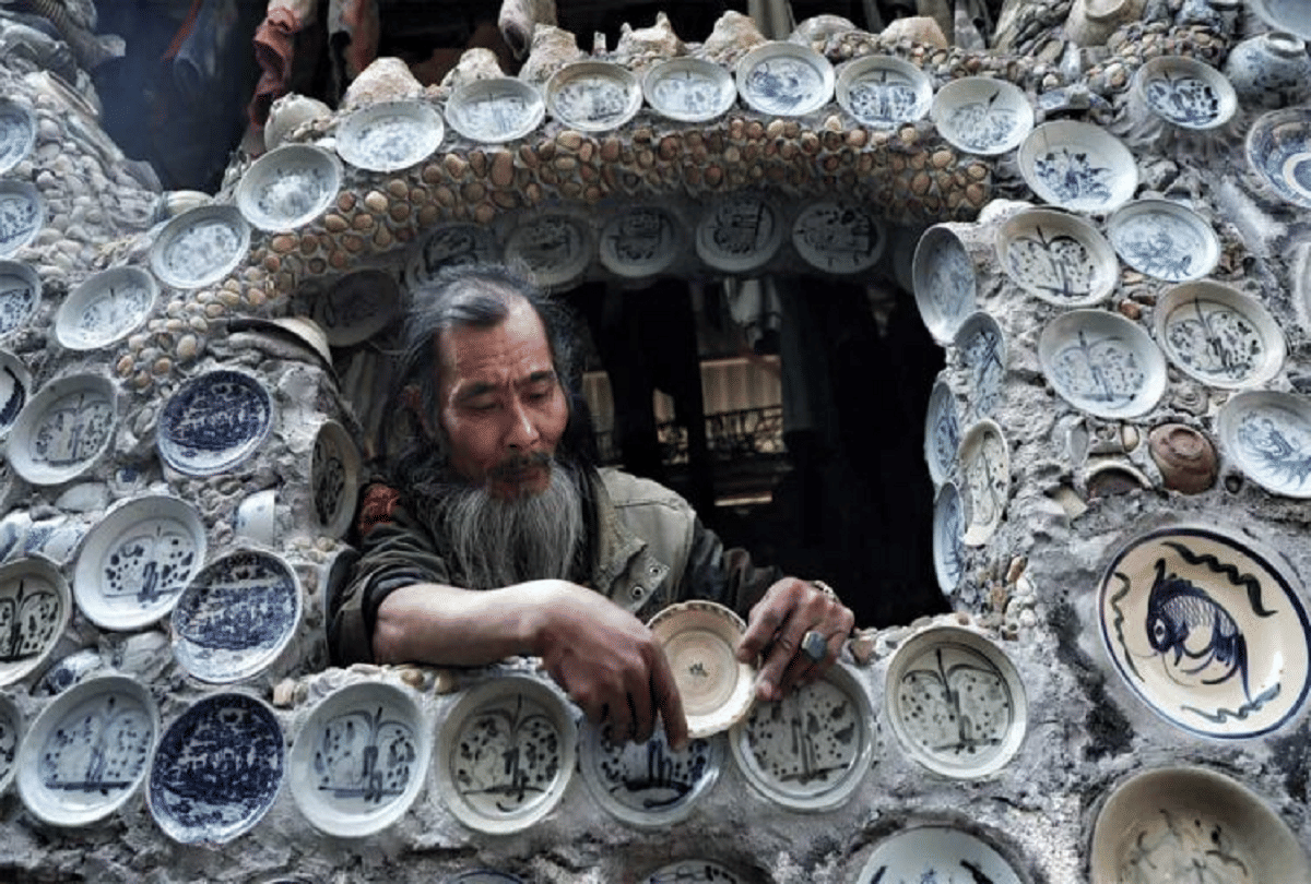 Vietnamese Man Decorates Home With Almost 10000 crockery