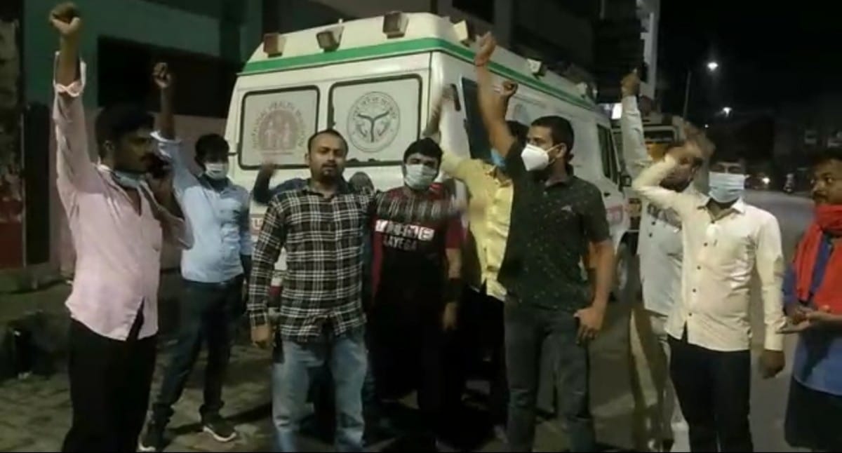 UP: Operation of advanced life support ambulance will be brake