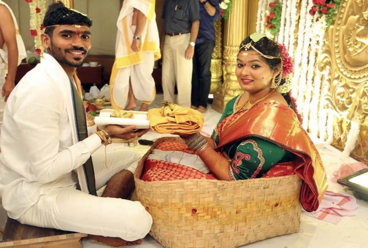 Indian cricketer KS Bharat got married, ties the wedding knot with Anjali