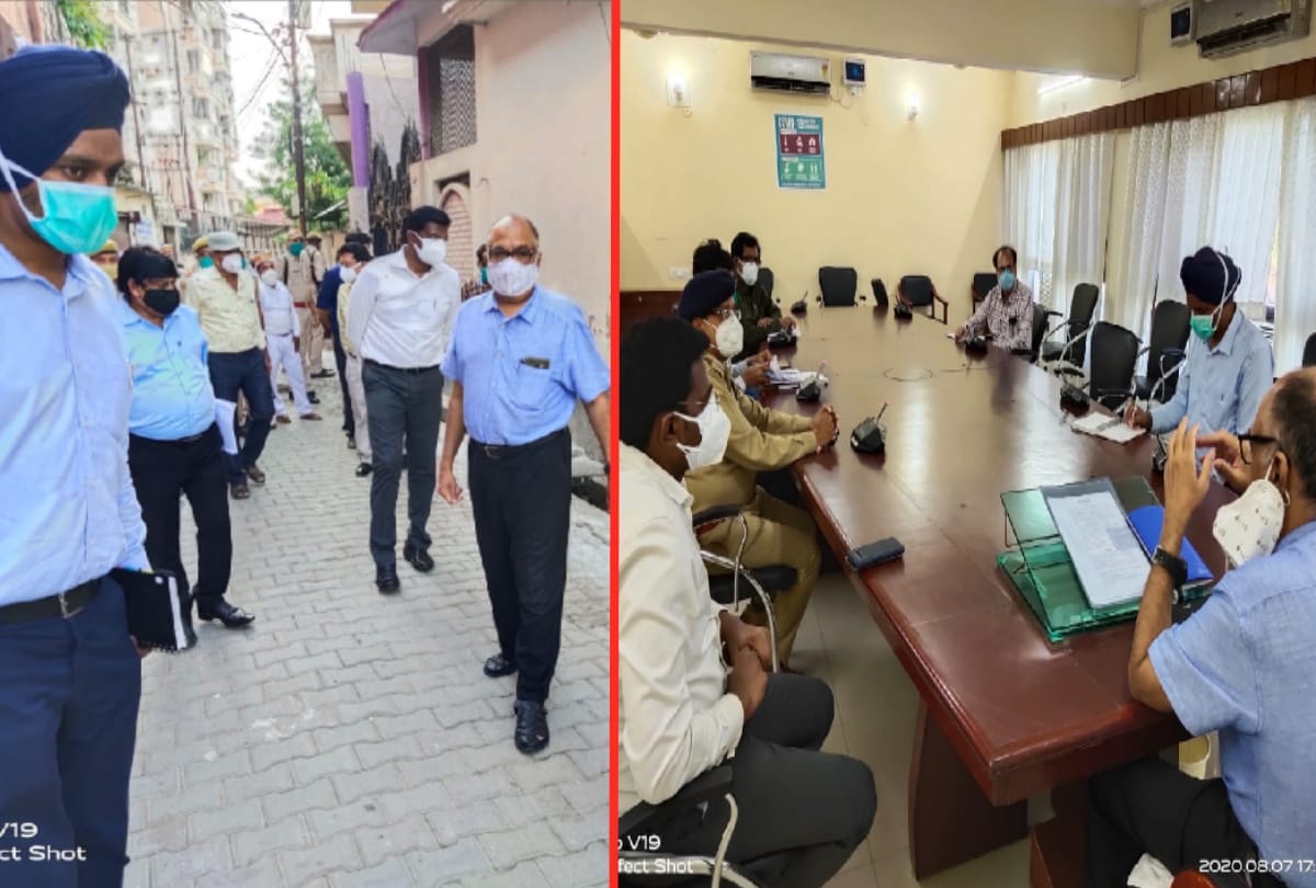 Gorakhpur Nodal officer Sanjay R. Bhusreddy visit in gorakhpur