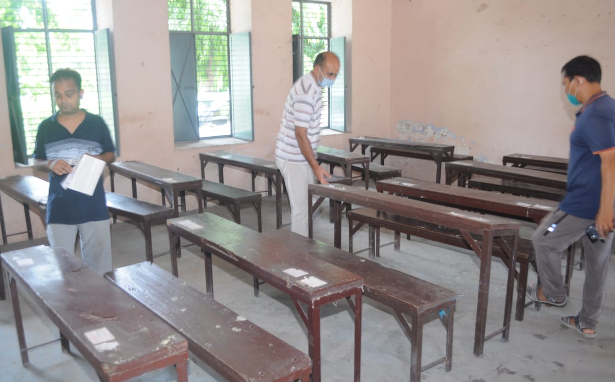 Preparation for B.Ed entrance exam completed, centers sanitized