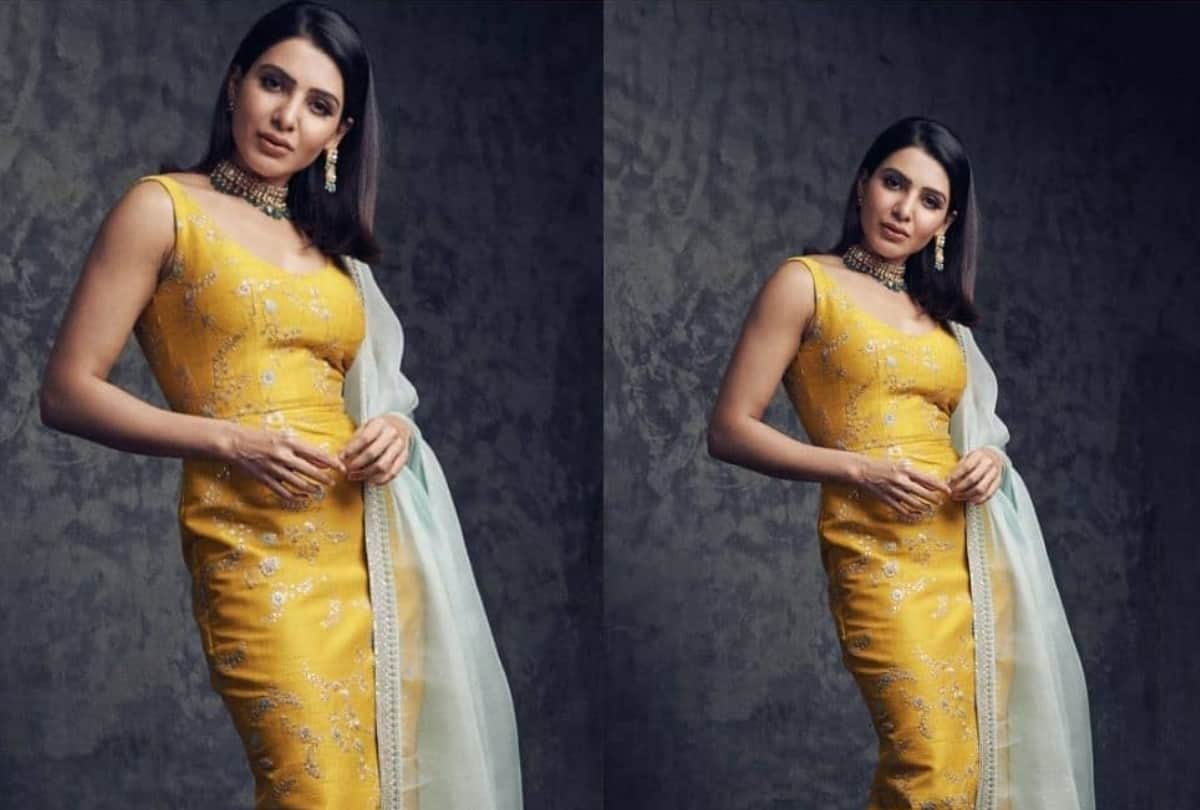 samantha akkineni and rana daggubati and miheeka bajaj haldi ceremony in gorgeous yellow sharara