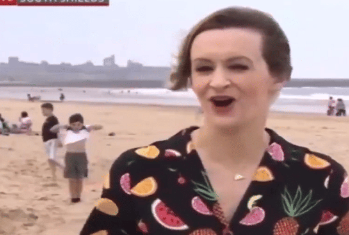 BBC reporter live reporting steal littile boys show his dance video goes viral