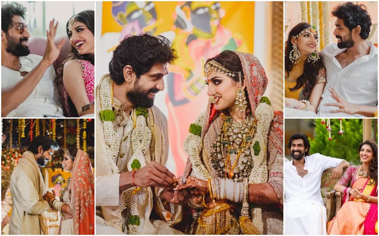 Miheeka Bajaj and Rana Daggubati celebtare first karwa chauth