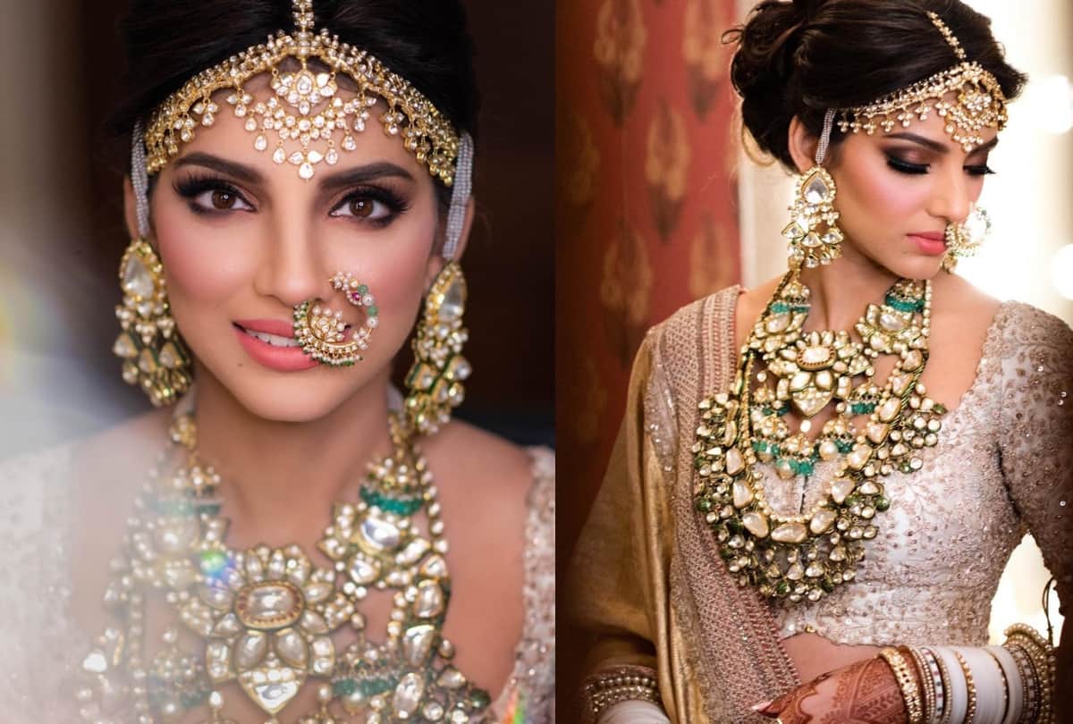 rana daggubati and miheeka bajaj cream and golden attire for wedding see her close makeup pics