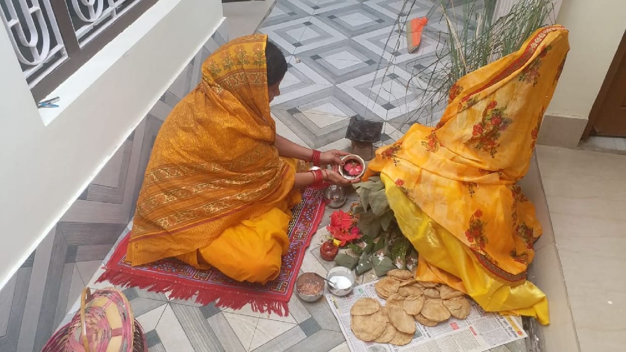Worship of Halachhat in homes, wishes for longevity of sons