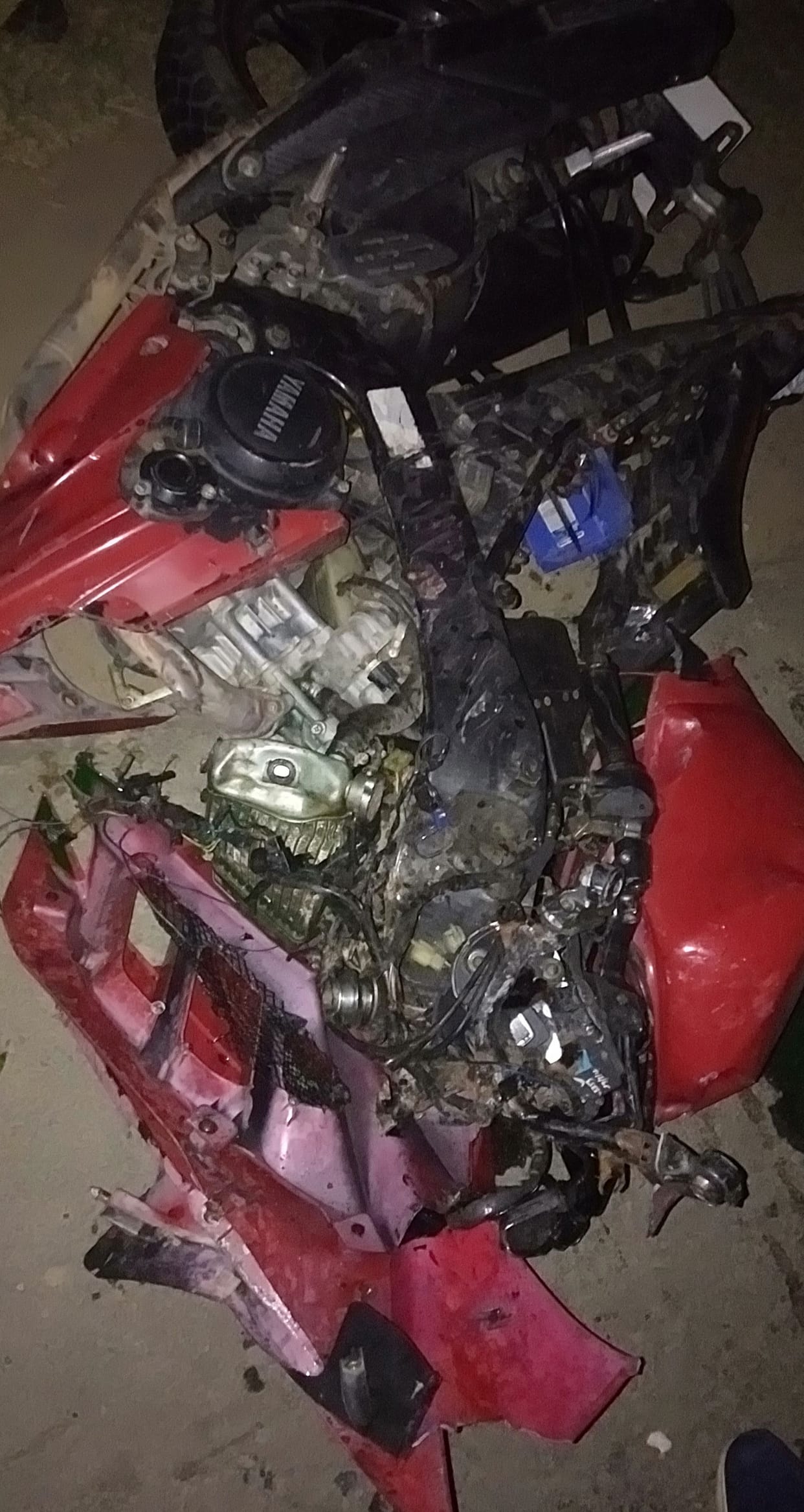 two biker died in the road accident, the peoples craps the car driver
