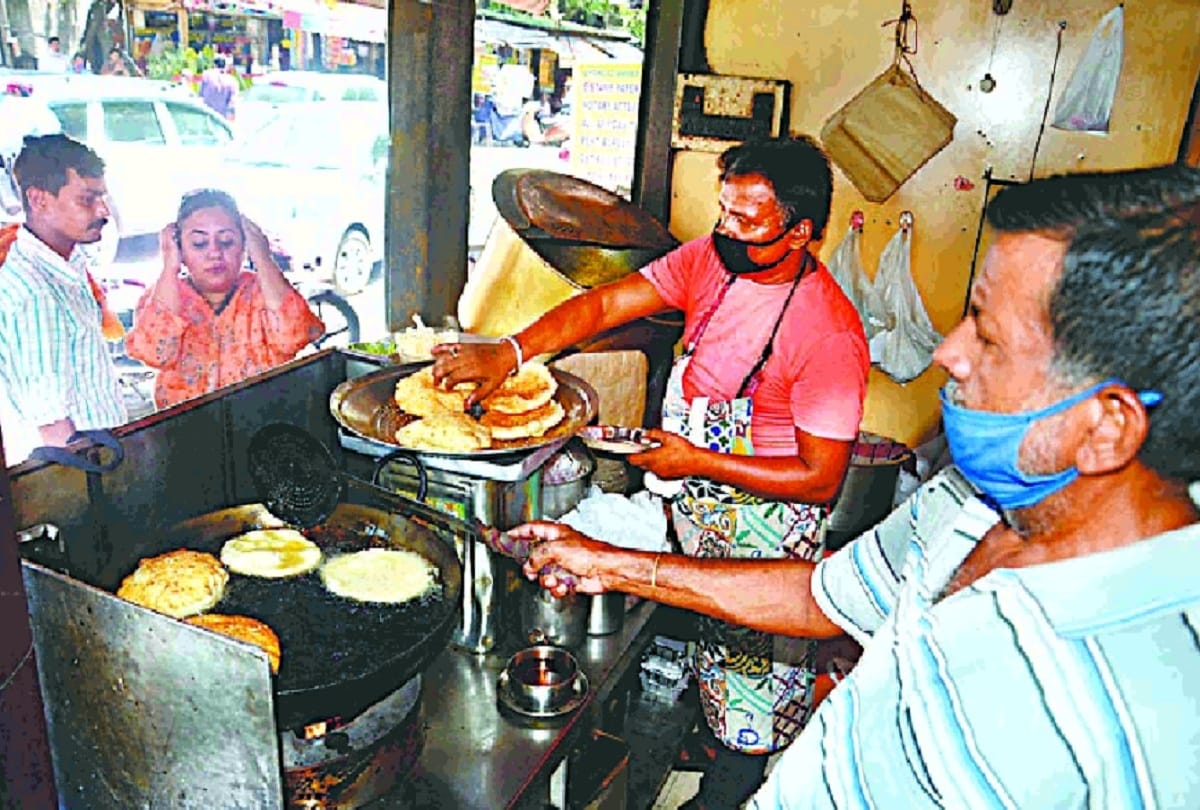 coronavirus in delhi For delicious dishes where nights used to be illuminated now silence in day