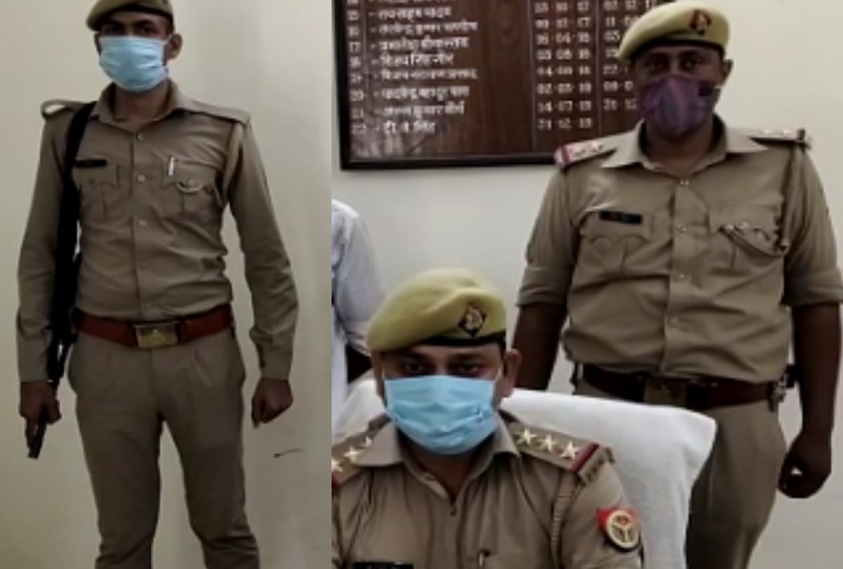 police arrested hishtory sheeter after demanding extortion as relative of Kanpur Vikas Dubey