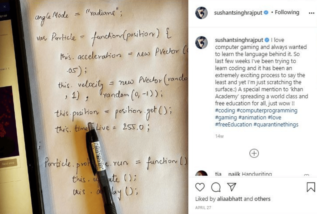 Sushant singh rajput HandWritting is different to Rhea Chakraborty Gratitude Note