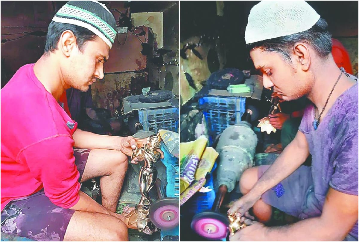 Muslims making sculptures of lord krishna in mathura