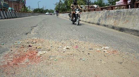 When CM came, he dumped the big pit of old Chaupula Bridge with garbage