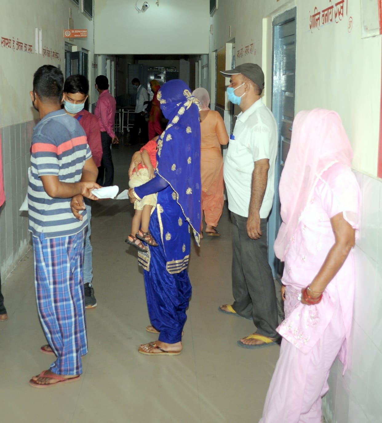 Patients did not approach the hospital in lockdown