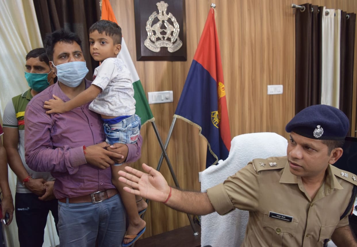 after police alertness how kidnepers cross four district border