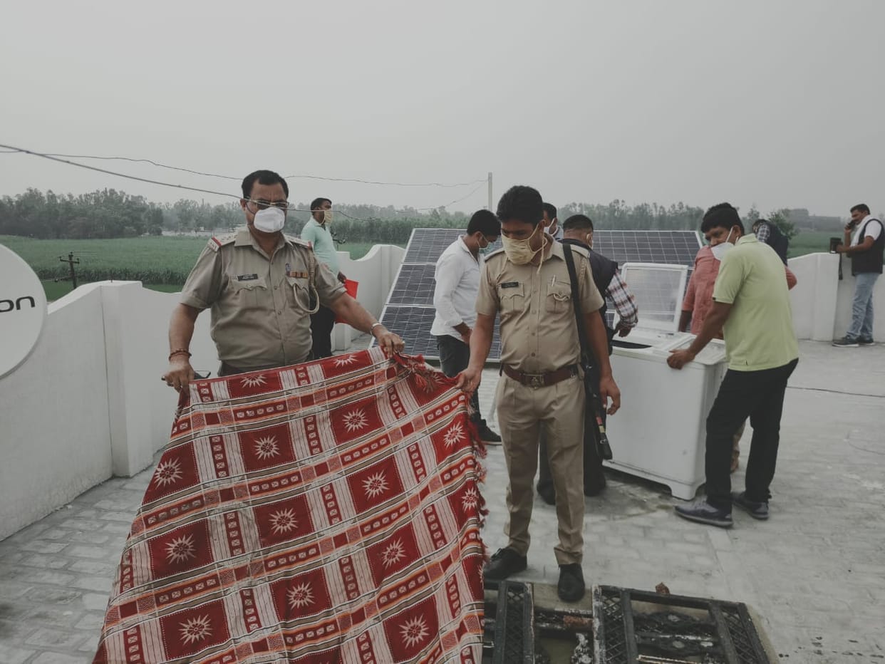 Forensic team reached Aryapuri Banjara township again