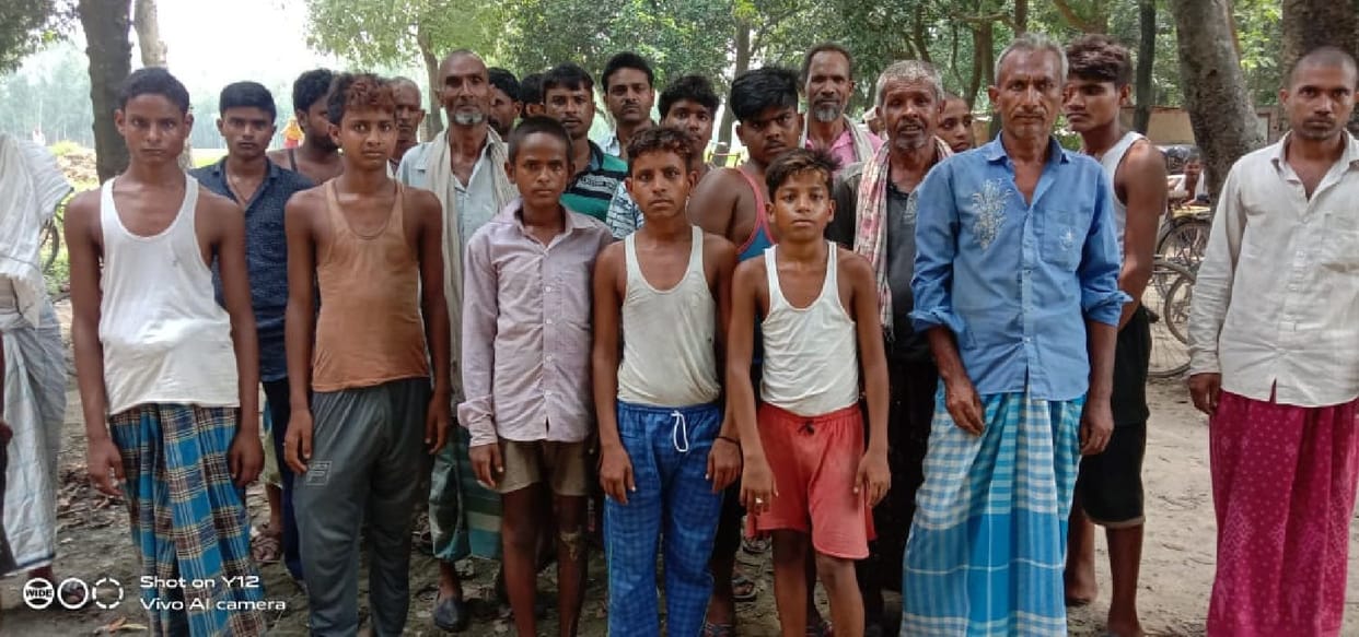 Villagers angry over non-availability of ration and incident