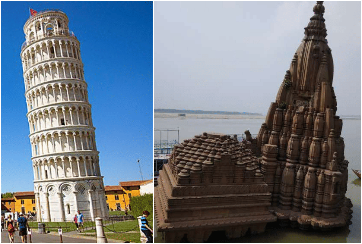 Mysterious Ratneshwar temple of Kashi is more tilted than Pisa tower
