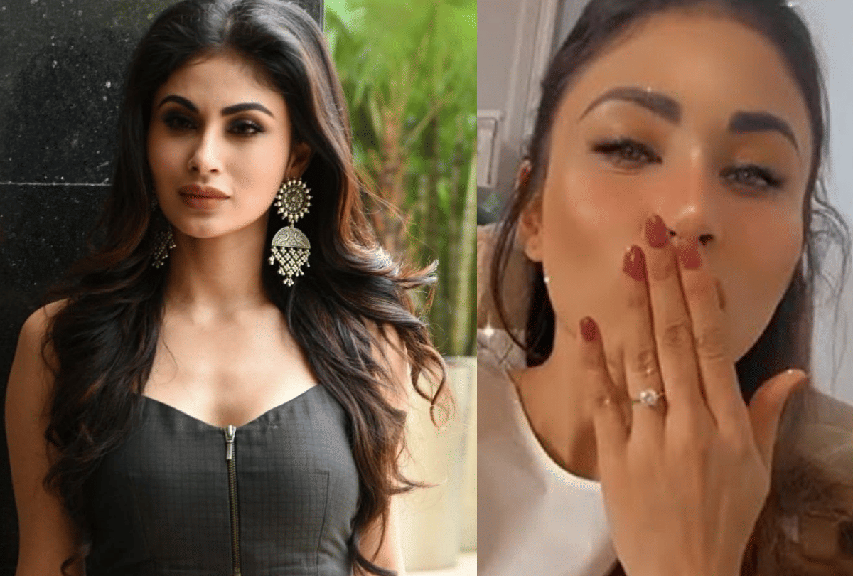 mouni roy secretly engaged flaunts diamond ring in a video