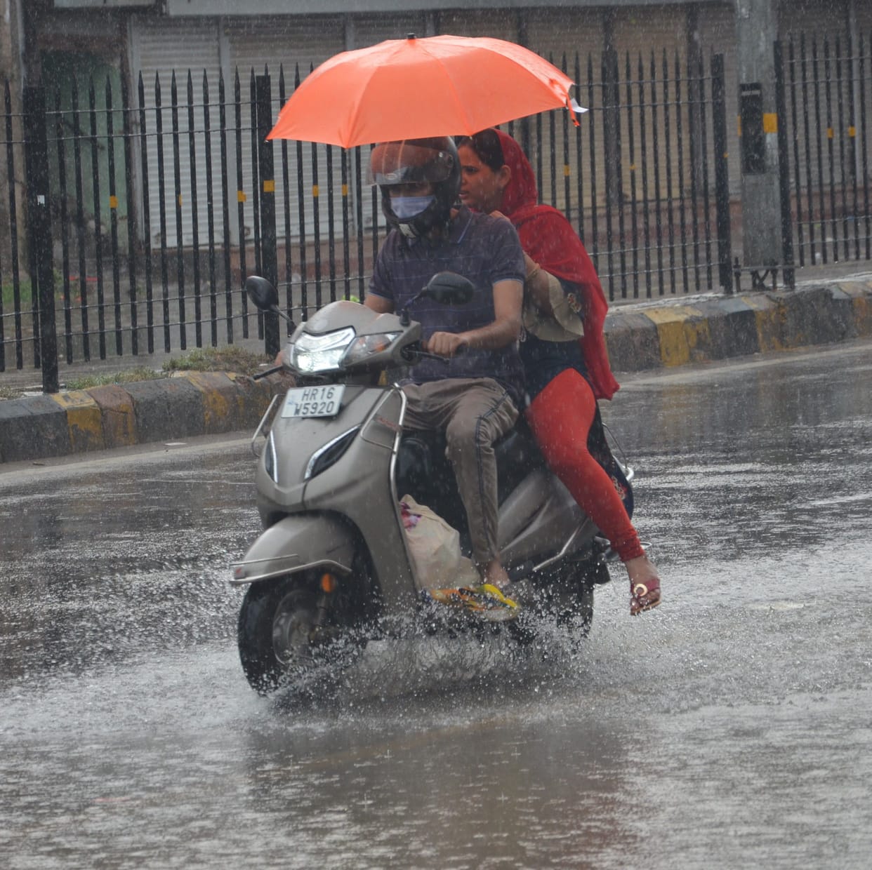 raining, 3 mm in bhiwani, 26 mm bwanikhera