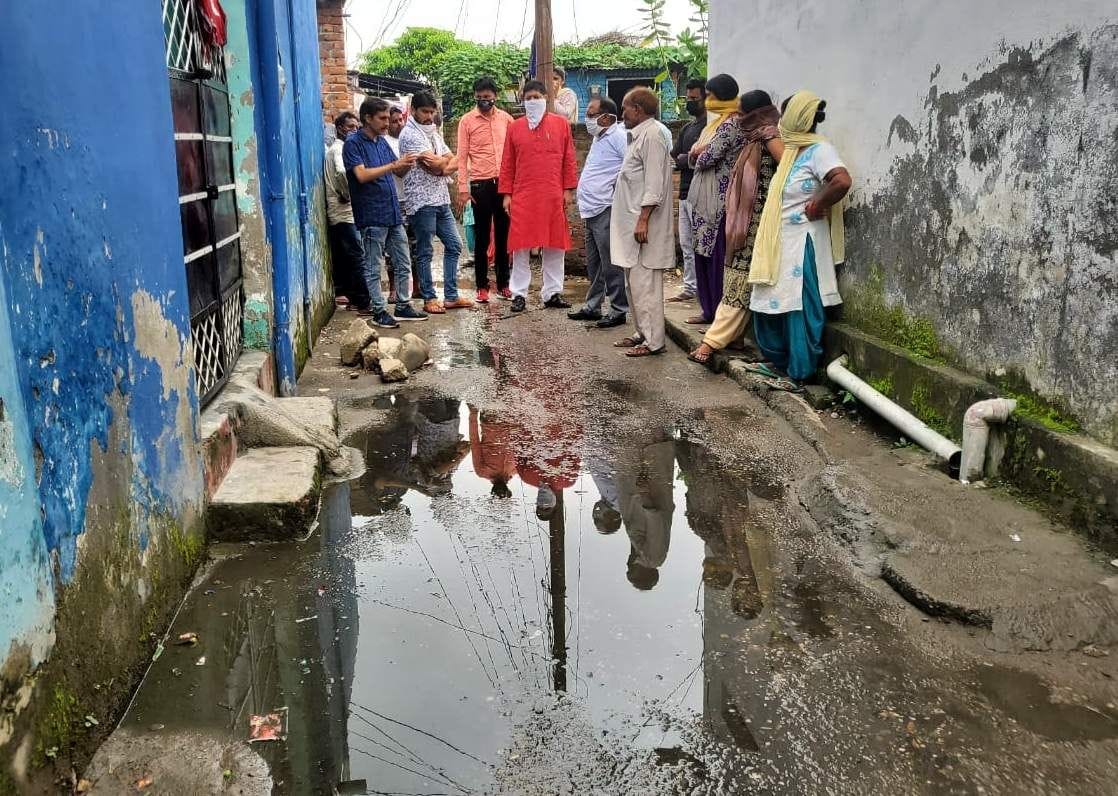 CM OSD took stock of Rajivnagar township
