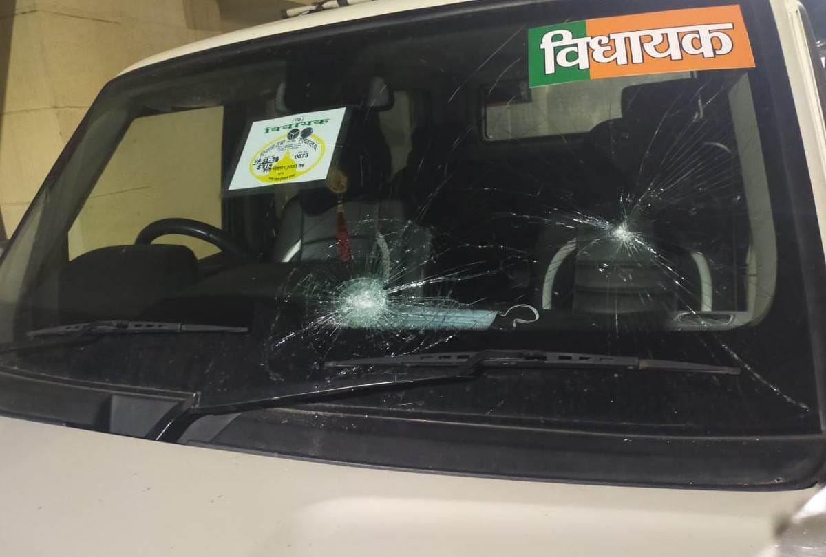 attack on BJP MLA Brijesh kumar Prajapati and gunner in PGI  in lucknow,