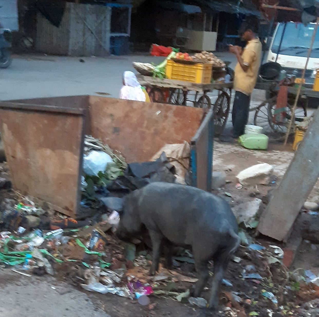 gandgi bharat chhodo abhiyan in mahoba