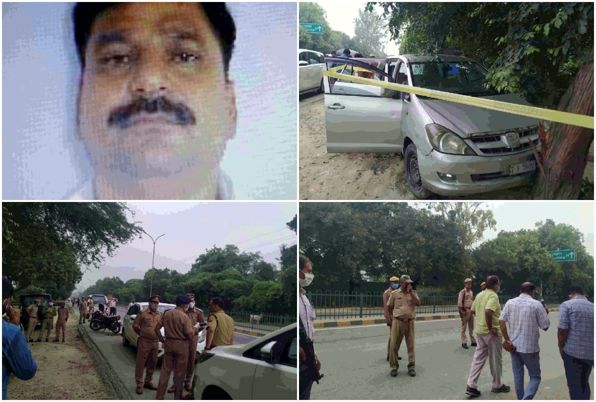 bjp mla krishnanand rai murder case New twist in sharp shooter Rakesh Pandey encounter case car collided with the tree, but did not come to the dent