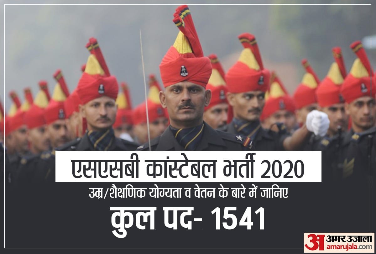SSB Constable Recruitment 2020: 1541 Vacancies Notified, Apply Online @ssbrectt.gov.in