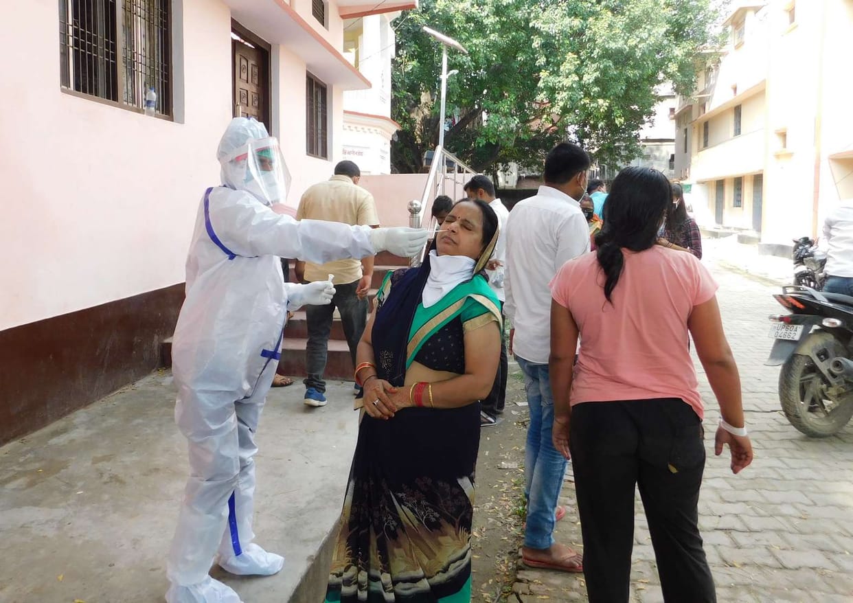 83 new corona positive including three health workers