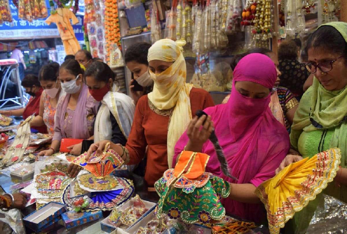 Janmashtami celebration and markets in moradabad
