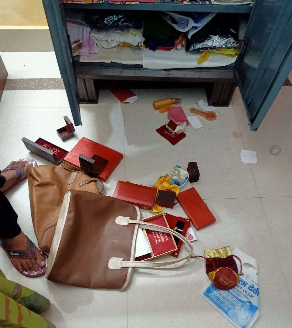 Zilla Panchayat member's house stolen