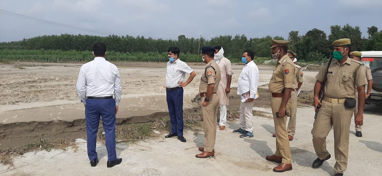 DM-SSP inspects land erosion caused by river flow