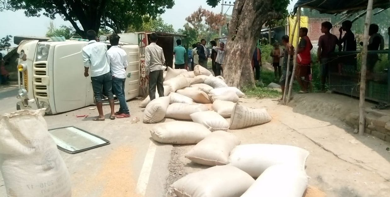 farmer died in accident in fatehpur