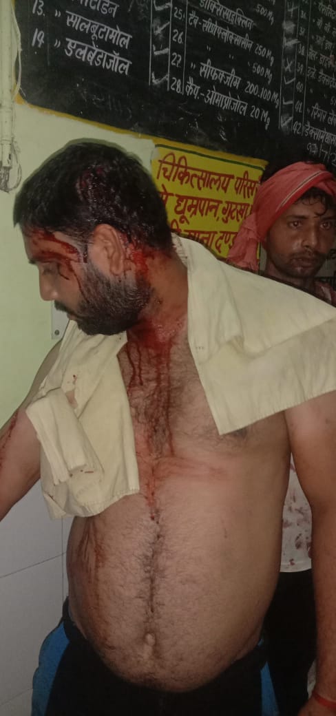 Angry neighbors attacked the court marriage in Baroli village