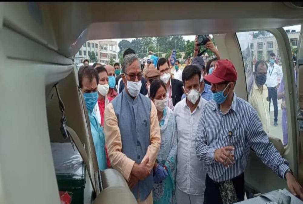 Rishikesh: CM Trivendra inaugurates newly built helipad for air ambulance service at AIIMS