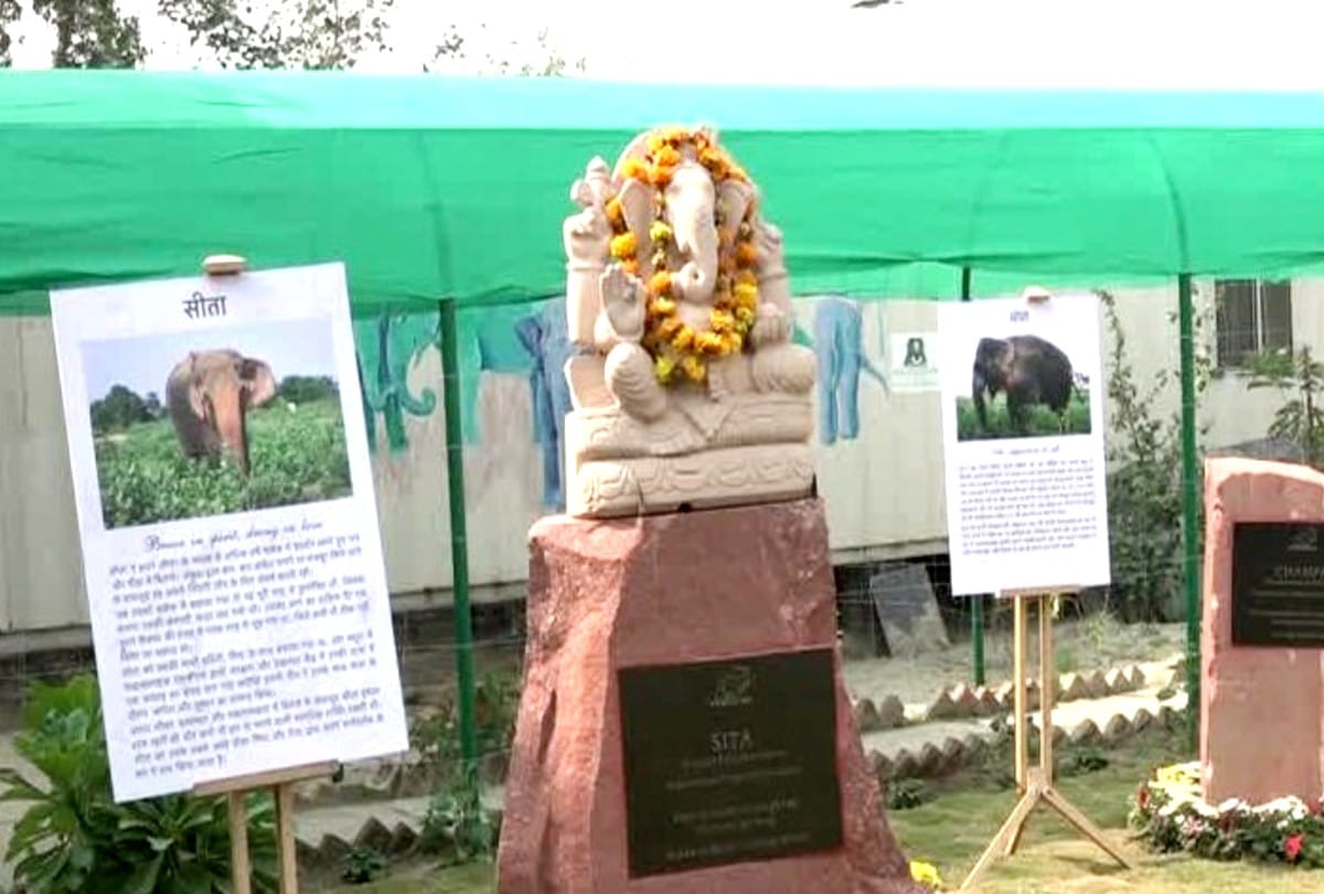 indian's first elephant memorial in mathura